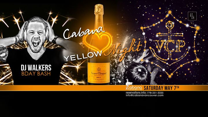 You are currently viewing Veuve Clicquot Yellow Night: DJ Walker’s Bday Bash!